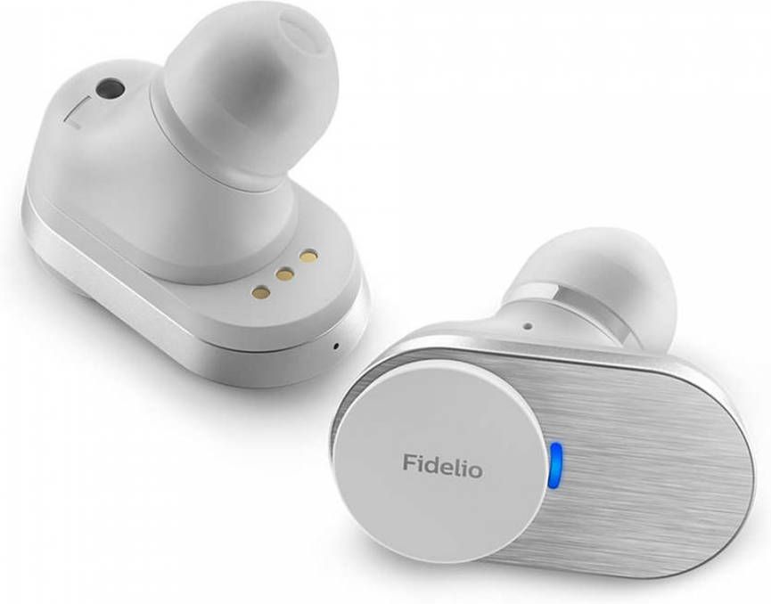 Philips Fidelio T1 In ear Koptelefoon Draadloos Met Anc Zilver