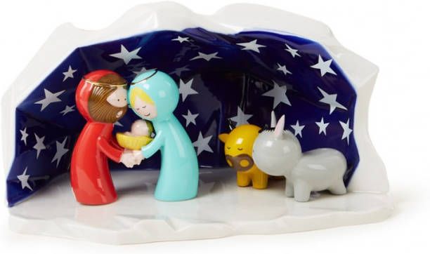 Alessi Happy Eternity Baby Kerststal porselein 27 cm