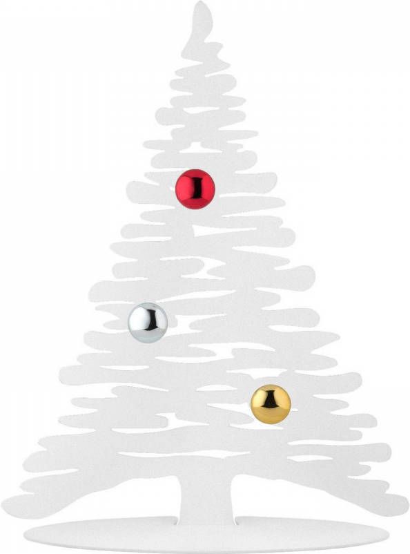 Alessi Kerstboom Bark Wit Bm06/30w Door Michael Boucquillon & Donia Maaoui