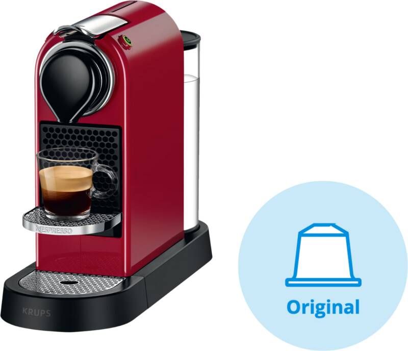 Krups Nespresso Citiz XN7415 Kersenrood