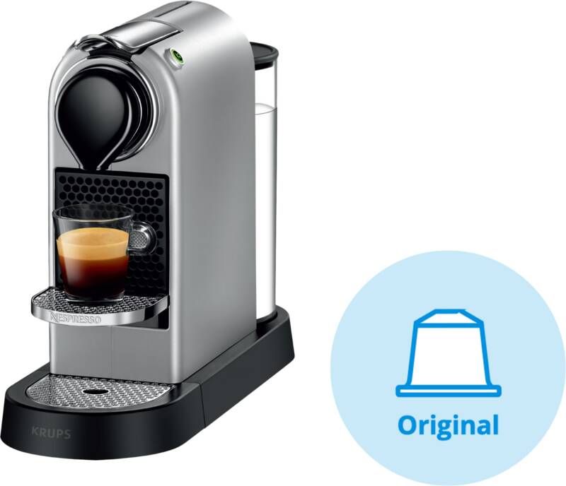 Krups Nespresso Citiz XN741B Zilver
