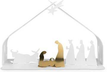 Alessi Kerststal Bark Wit Bm09w Door Michel Boucquillon & Donia Maaoui