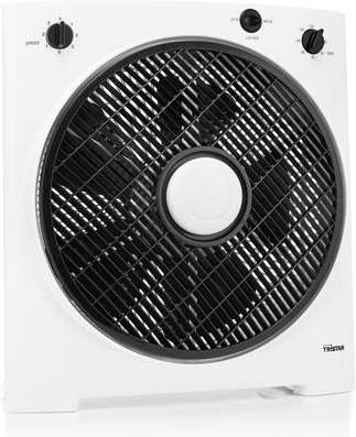 Tristar Ventilator vierkant VE 5858 30 W 30 cm wit en zwart online kopen