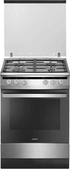 Inventum VFG6034WGRVS Gas-elektrische fornuizen Roestvrijstaal