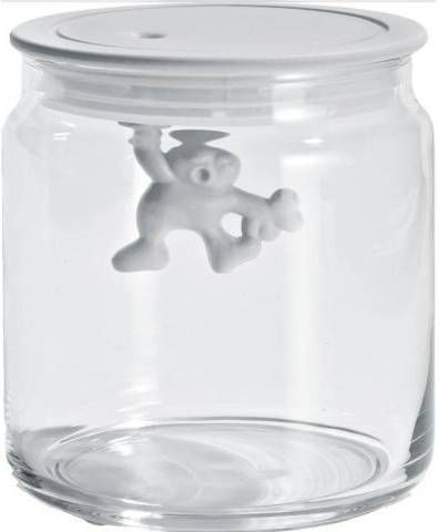 Alessi Gianni Voorraadpot incl. Deksel 12 cm Wit