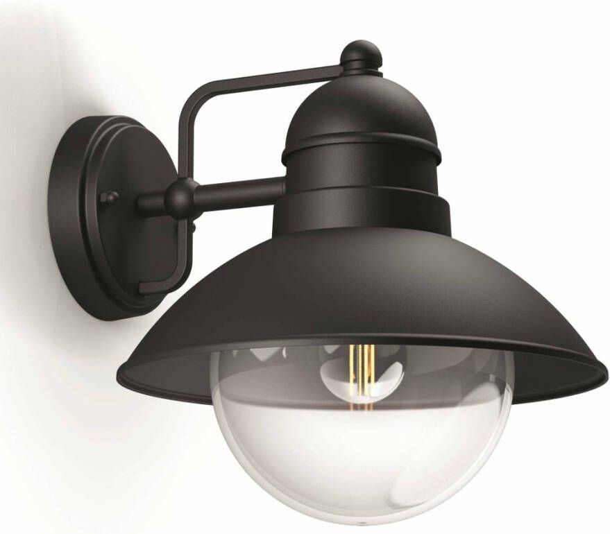 Philips myGarden Wandlamp Hoverfly 1x60 W zwart 1723730PN