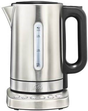 Solis Vario Temp Kettle 5516 Waterkoker Met 4 Temperatuurstanden Zilver